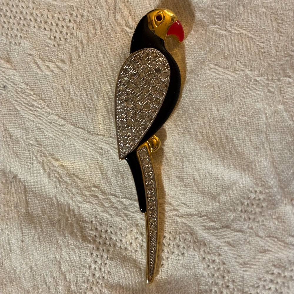 Parrot Brooch